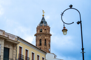 Fototapeta na wymiar Walking in the historical center in Antequera, Spain
