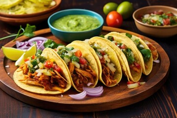 bbq jackfruit tacos with corn tortillas