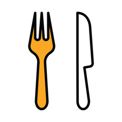 Spoon icon design, illustration design
