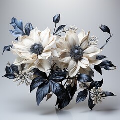 Beautiful Flower Studio, Hd , On White Background 