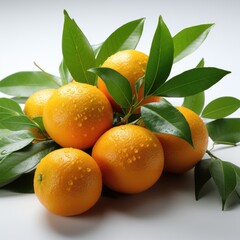 Delicious Mandarin, Hd , On White Background 
