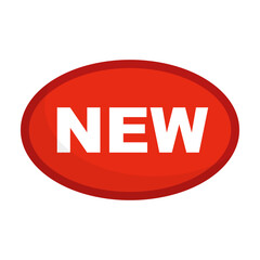 NEW seal icon. NEW items. Vector.