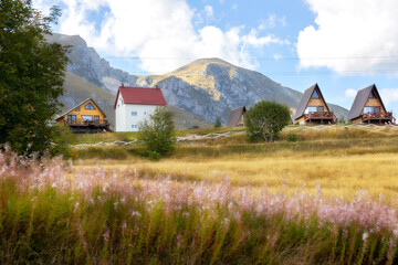 Durmitor mountains, Montenegro cabin houses
