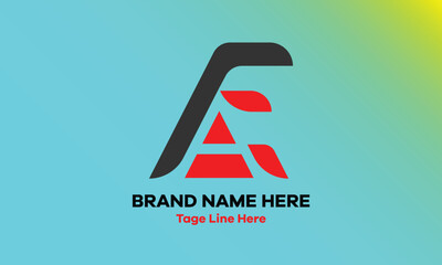 Creative AF Letter Logo Design