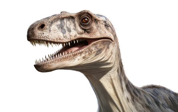Detailed Illustration of a Prehistoric Giant on White or PNG Transparent Background.