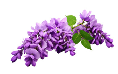 Realistic Wisteria in High-Resolution on White or PNG Transparent Background.