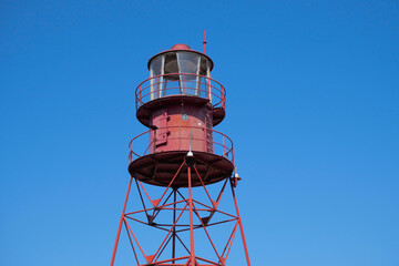 Lightvessel beacon at the former Willemsoord naval base of the Royal Netherlands Navy and museum in...
