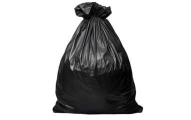 Clean Waste Bag Image on White or PNG Transparent Background.
