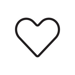 Heart icon vector. Love sign symbol vector. Heart vector icon illustration isolated on white background