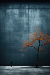 Minimalist photo, dark background,