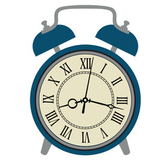 Vector clipart, alarm clock image, vintage