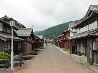 若狭鯖街道 熊川宿の伝統的な街並み（福井県若狭町）