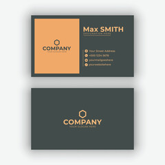 Naklejka na ściany i meble Double-sided creative business card template design