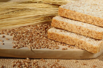 bread, wheat and wheat ears
