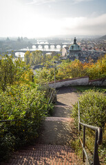 Historic Prague bridges in autumn III, Prague, Czech Republic