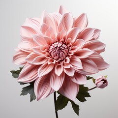 Pink Flower, Hd , On White Background 