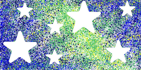 Abstract background with stars 