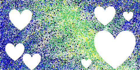 Abstract background with heart 