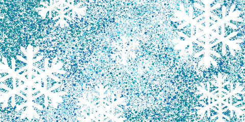 Abstract colorful background snowflake 