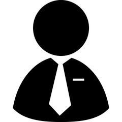 person with a tie