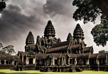 Ancient Temples of Angkor Wat. 
