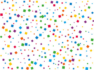Rainbow Square Confetti