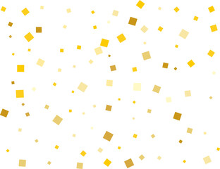 Bright Colorful Golden Confetti Background