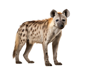 Hyena isolated on transparent white background
