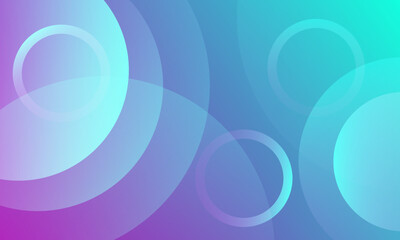 Abstract blue background with circles. Dynamic shapes composition. Eps10 vector