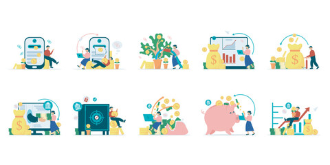 Online Banking Illustration