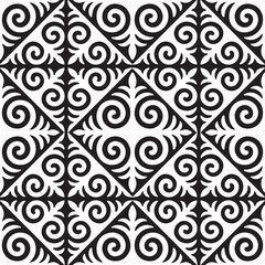 Kazakh ornaments. Seamless traditional patterns of Kazakhs. Background, texture, design life of nomads. Ancient Turkic ornaments. Customs and traditions of Kazakhstan. Decorative art of nomads