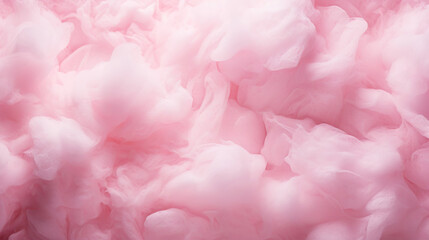 Pink cotton candy background. Candy floss texture. Generative AI - obrazy, fototapety, plakaty