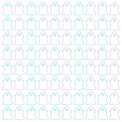 CUTE SIMPLE HALLOWEEN GHOSTS PATTERN TEXTURE BACKGROUND