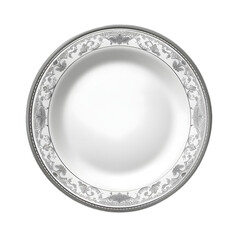 Plate isolated on transparent or white background