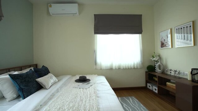 Modern and Simple Master Bedroom Interior Design, Daylight