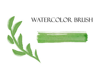 Vector watercolor brush. Great element for your design.
