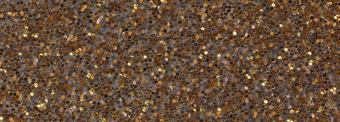 Mosaic polygon glass tile pattern banner