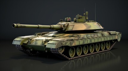 Fototapeta na wymiar Realistic image of a tank. Without background.