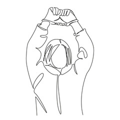 girl in handcuffs protests