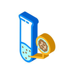 contaminant detection hydrogeologist isometric icon vector. contaminant detection hydrogeologist sign. isolated symbol illustration