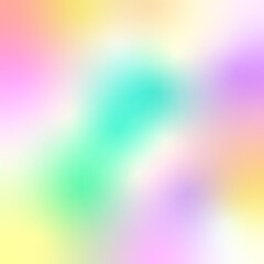 緑と紫と黄色とピンクの絵の具が滲んだような抽象的な背景イラスト。