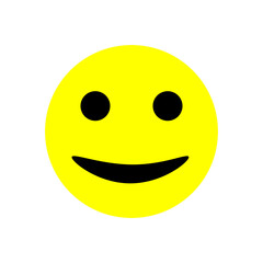 Emoticon icon vector