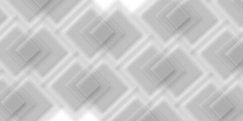 abstract modern square grid pattern ceramic tiles wall and floor background. White and gray paper shape  design. Texture surface.metal background. mosic geometry style concept.