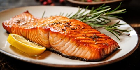 different tasty dishes from salmon fish