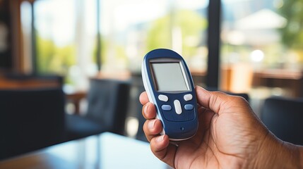 Individuals monitoring blood glucose levels for Diabetes Awareness Month 
