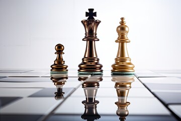 King appears as a pawn underestimated