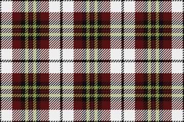Vector background seamless of fabric texture tartan with a textile check pattern plaid.
