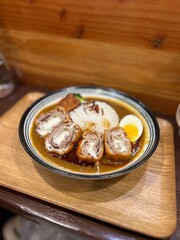Cheese pork katsu with japanese curry rice