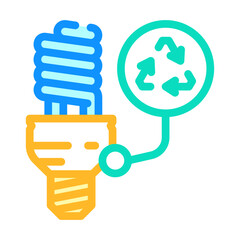 environmentally friendly product color icon vector. environmentally friendly product sign. isolated symbol illustration