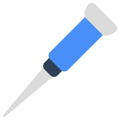 A creative design icon of ice pick